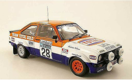 Ford Escort Rally 1/18 Sun Star 1800 No.28 Total RAC 1979 M.Wilson / T.Harryman miniature