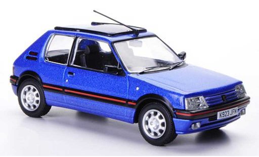 Peugeot 205 GTI 1/43 Vanguards 1.9 bleu Top Gear miniature
