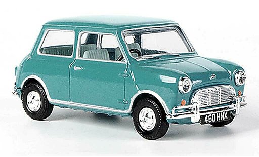 Austin Mini cooper s 1/43 Vanguards Super de Luxe bleu RHD miniature