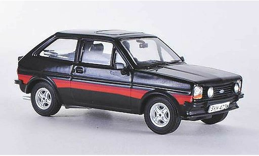 Ford Fiesta MKI 1/43 Vanguards Supersport noire/rouge/orange RHD miniature