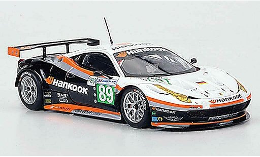 Ferrari 458 Italia GT2 1/43 Fujimi No.89 Hankook Team Farnbacher 24h Le Mans 2011 miniature