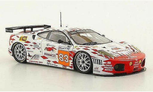 Ferrari F430 GTC 1/43 Fujimi No.83 Team JMB Racing M.Rodrigues / J.-M.Menahem / N.Marroc 24h Le Mans 2011 miniature