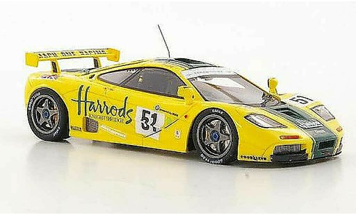 McLaren F1 GTR GTR 1/43 TrueScale Miniatures No.51 Harrods Mach One Racing A.Wallace / J.Bell / D.Bell 24h Le Mans 1995 miniature