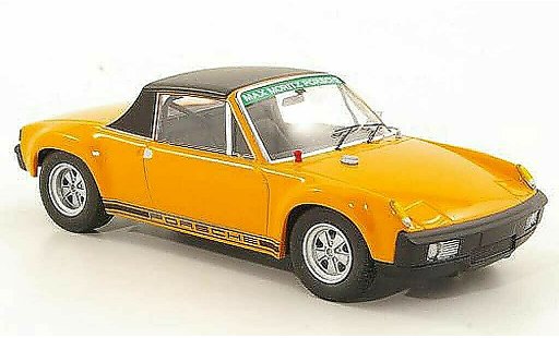 Porsche 914/6 GT 1/43 Schuco 6 orange/noire Max Moritz Tuning Sondermodell MCW limit&Atilde;&copy;e Auflage 500 pi&Atilde;&uml;ce miniature