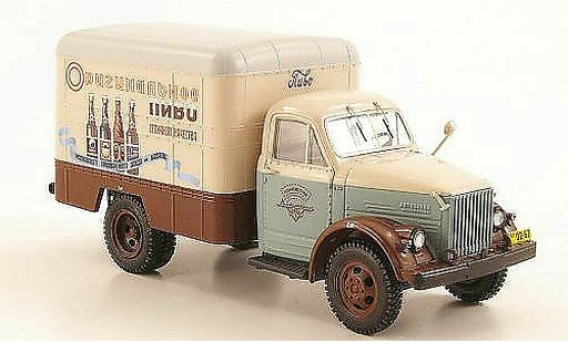 Gaz 51 Kasten 1/43 DIP Models Fourgon Bier 1950 miniature