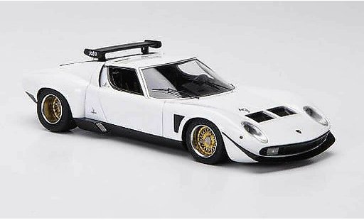 Lamborghini Miura Jota 1/43 FrontiArt SVR blanche 1972 miniature