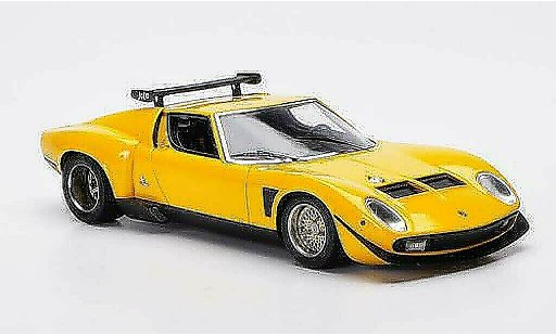 Lamborghini Miura Jota 1/43 FrontiArt SVR jaune 1972 miniature