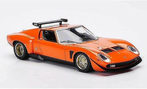Lamborghini Miura Jota 1/43 FrontiArt SVR orange 1972 miniature