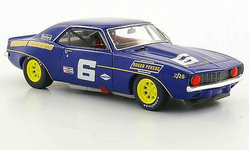 Chevrolet Camaro SS 1/43 Spark No.6 M.Donohue Trans Am 1969 miniature