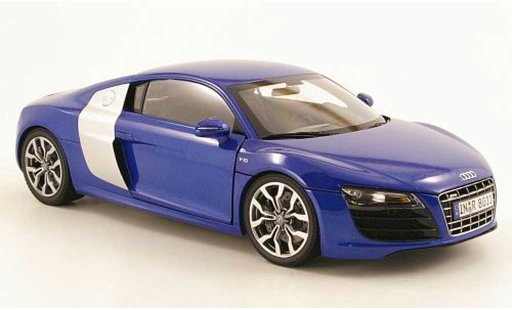 Audi R8 4.2 fsi 1/18 Kyosho 5.2 quattro bleu miniature