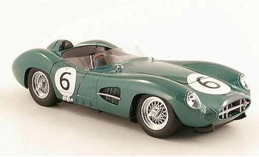 Aston Martin DBR1 course 1/18 Shelby Collectibles No.6 1959 M.Trintignant / P.Frere miniature