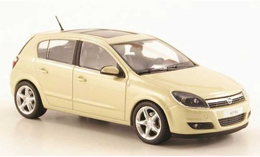 Opel Astra Base 1/43 Minichamps H beige 5-Turer miniature