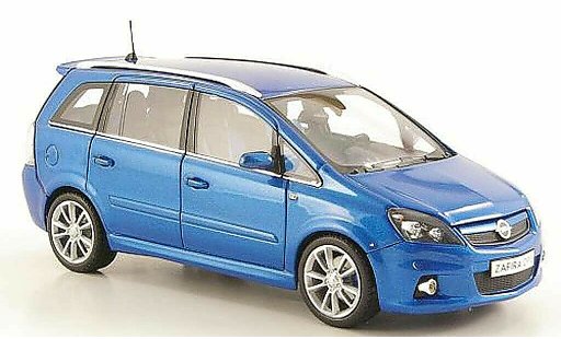 Opel Zafira B 1/43 Minichamps OPC bleue miniature