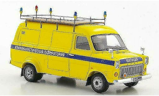 Ford Transit Kastenwagen 1/43 Adler MkI Kriminalistisches Laboratorium - Police Moskau 1974 miniature