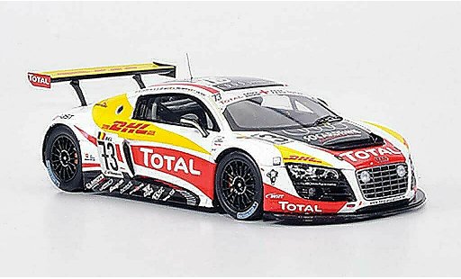 Audi R8 lms 1/43 Spark No.73 Total/DHL 24h Spa 2010 miniature