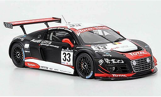 Audi R8 lms 1/43 Spark No.33 Total/ultra 24h Spa 2011 miniature