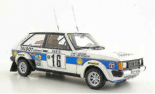 Talbot Sunbeam Lotus 1/18 Ottomobile No.16 G.Frequelin / J.Todt Rally Monte Carlo 1981 miniature