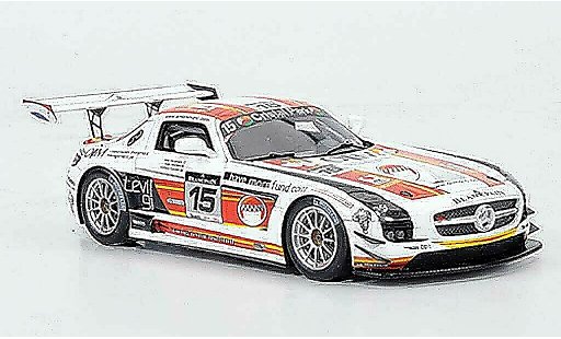 Mercedes SLS Coupe 1/43 Spark AMG No.15 OIM 24h Spa 2011 miniature
