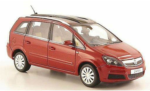 Opel Zafira B 1/43 Minichamps rouge 2005 miniature