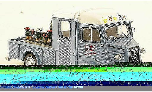 Citroen Type H pickup 1/43 Eligor plateau Flower Power - Der Blumenladen miniature