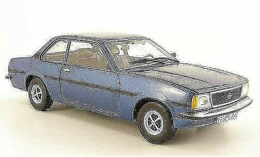 Opel Ascona B B 1/18 Sun Star SR bleu 1975 miniature