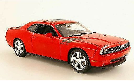 Dodge Challenger 2010 1/18 Highway 61 R/T rouge miniature