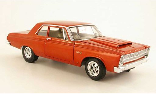 Plymouth Belvedere Super Stock 1/18 Highway 61 A990 orange 1965 miniature