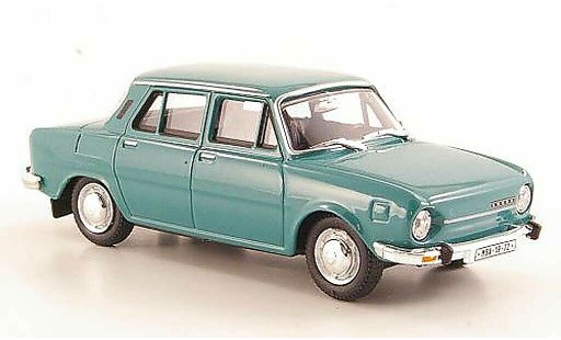 Skoda 110 Base 1/43 Abrex vertebleu 1969 miniature