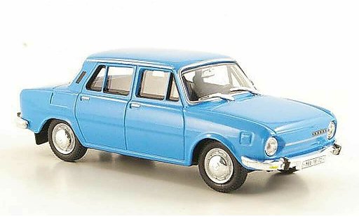 Skoda 110 Base 1/43 Abrex bleu 1969 miniature