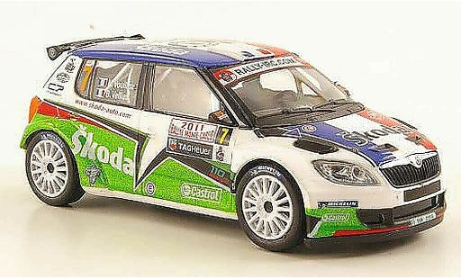 Skoda Fabia S2000 1/43 Abrex No.7 Vouilloz/Veillas Rally Monte Carlo 2011 miniature