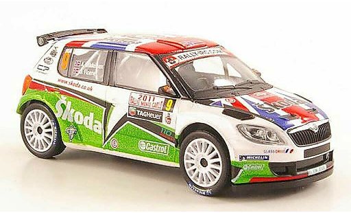 Skoda Fabia S2000 1/43 Abrex No.9 Mikkelsen/Floene Rally Monte Carlo 2011 miniature