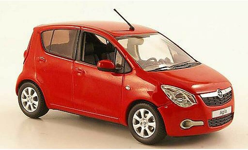 Opel Agila B 1/43 Schuco rouge 2008 miniature
