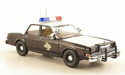 Dodge Diplomat police 1/43 First Response Texas Highway Patrol 1985 miniature
