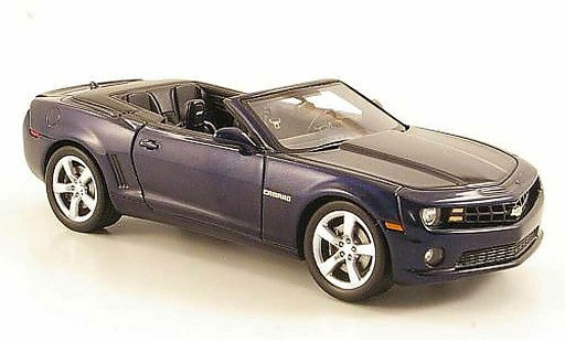 Chevrolet Camaro SS 1/43 Luxury Collectibles Cabriolet bleu 2011 miniature