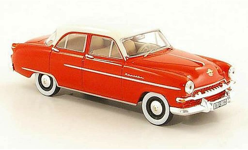 Opel Kapitan 1954 1/43 Starline rouge/blanche miniature