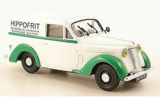 Renault Juvaquatre Base 1/43 Eligor fourgon Hippofrit miniature