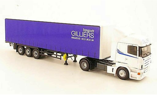 Scania Serie R Highline 1/43 Eligor HighlineTransports Gilliers Gardinenplanen-SZ miniature