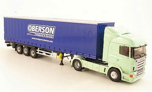Scania Serie R Highline 1/43 Eligor Transports & Services Oberson Gardinenplanen-Sattelzug miniature