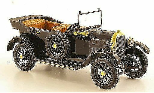 Fiat 501 Sport 1/43 Rio noire avec Figur 1925 miniature