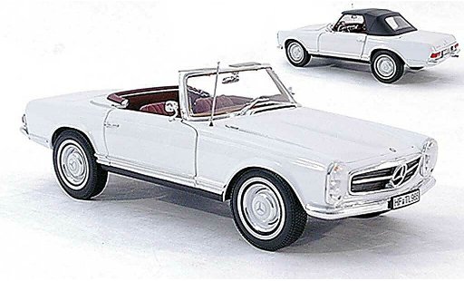 Mercedes 230 Base 1/18 Norev SL (W113) bianco 1963 miniature