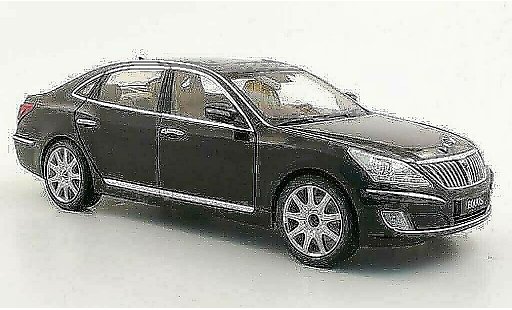 Hyundai Equus Base 1/18 Minikraft noire miniature
