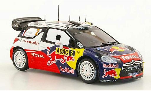 DS Automobiles DS3 WRC 2011 1/43 Spark No.2 S.Ogier / J.Ingrassia Rally Allemagne miniature