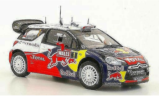 DS Automobiles DS3 WRC 2011 1/43 Spark No.1 S.Loeb / D.Elena Weltmeister Rally Grande-Bretagne - Wales miniature