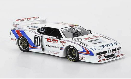 Bmw M1 1981 1/43 Spark No.51 Metz Schnitzer -Team H.-J.pi&Atilde;&uml;ce Norisring miniature