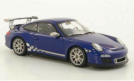 Porsche 911 GT3 RS 1/43 Minichamps 2010 (II) bleu miniature