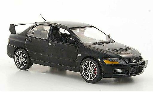 Mitsubishi Lancer Evolution IX 1/43 Vitesse noire RHD 2006 miniature