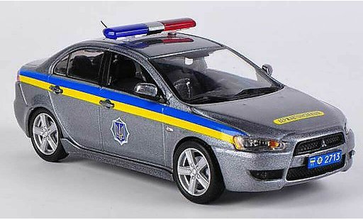 Mitsubishi Lancer Base 1/43 Vitesse Ukraine Police 2009 miniature