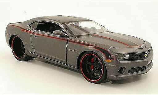 Chevrolet Camaro SS 1/18 Jada Toys grise/noire 2010 miniature