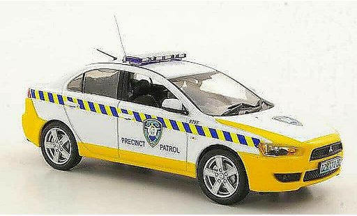 Mitsubishi Lancer Base 1/43 Vitesse Precinct Patrol Police Sudafrika RHD 2009 miniature