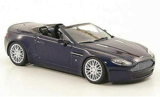 Aston Martin V8 roadster 1/43 Minichamps bleu Sondermodell MCW 2008 miniature